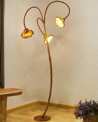 Artistic Lotus Leaf Floor Lamp Yeswarmlighting