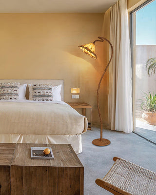 Artistic Lotus Leaf Floor Lamp Yeswarmlighting