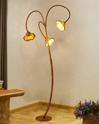 Artistic Lotus Leaf Floor Lamp Yeswarmlighting
