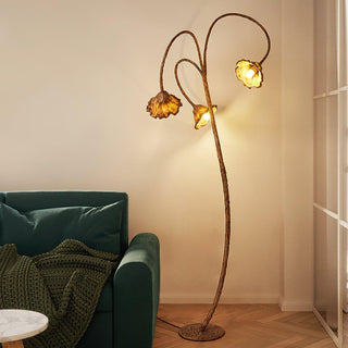 Artistic Lotus Leaf Floor Lamp Yeswarmlighting