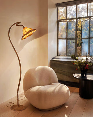 Artistic Lotus Leaf Floor Lamp Yeswarmlighting