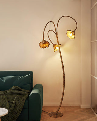 Artistic Lotus Leaf Floor Lamp Yeswarmlighting