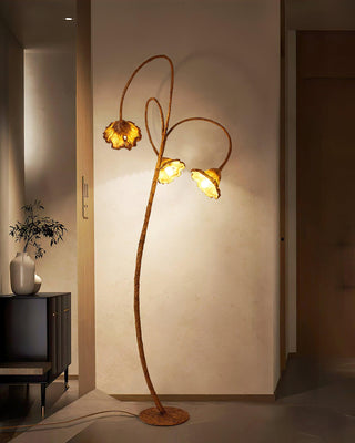 Artistic Lotus Leaf Floor Lamp Yeswarmlighting