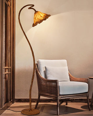 Artistic Lotus Leaf Floor Lamp Yeswarmlighting