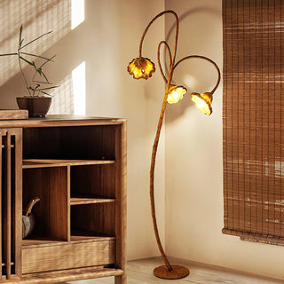 Artistic Lotus Leaf Floor Lamp Yeswarmlighting