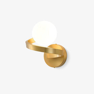 Curved Brass Wall Lamp Yeswarmlighting