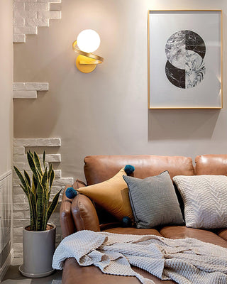 Curved Brass Wall Lamp Yeswarmlighting