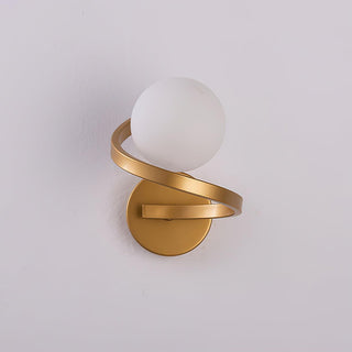 Curved Brass Wall Lamp Yeswarmlighting