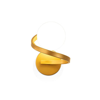 Curved Brass Wall Lamp Yeswarmlighting