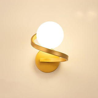 Curved Brass Wall Lamp Yeswarmlighting