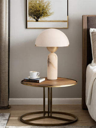 Peono Alabaster Table Lamp Yeswarmlighting