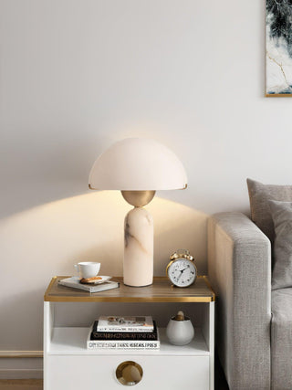 Peono Alabaster Table Lamp Yeswarmlighting