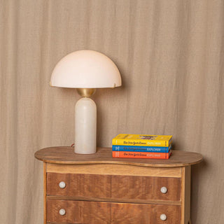 Peono Alabaster Table Lamp Yeswarmlighting