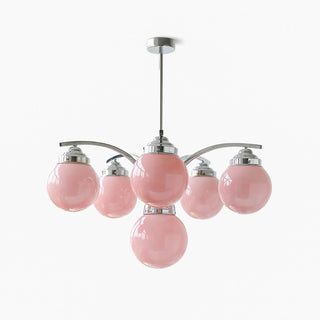 Pink Salamanca Chandelier Yeswarmlighting