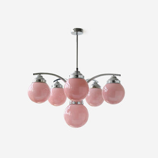 Pink Salamanca Chandelier Yeswarmlighting