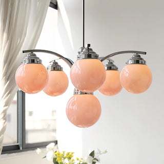 Pink Salamanca Chandelier Yeswarmlighting