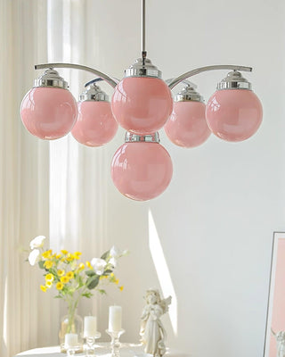 Pink Salamanca Chandelier Yeswarmlighting