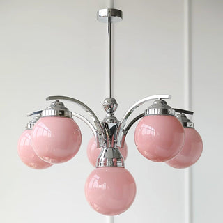 Pink Salamanca Chandelier Yeswarmlighting