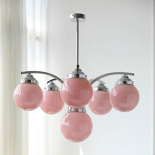 Pink Salamanca Chandelier Yeswarmlighting