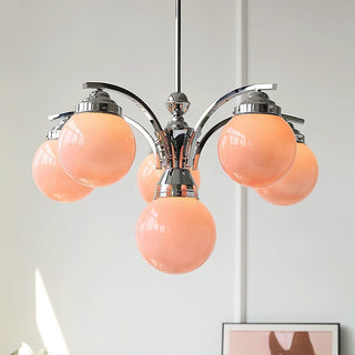 Pink Salamanca Chandelier Yeswarmlighting